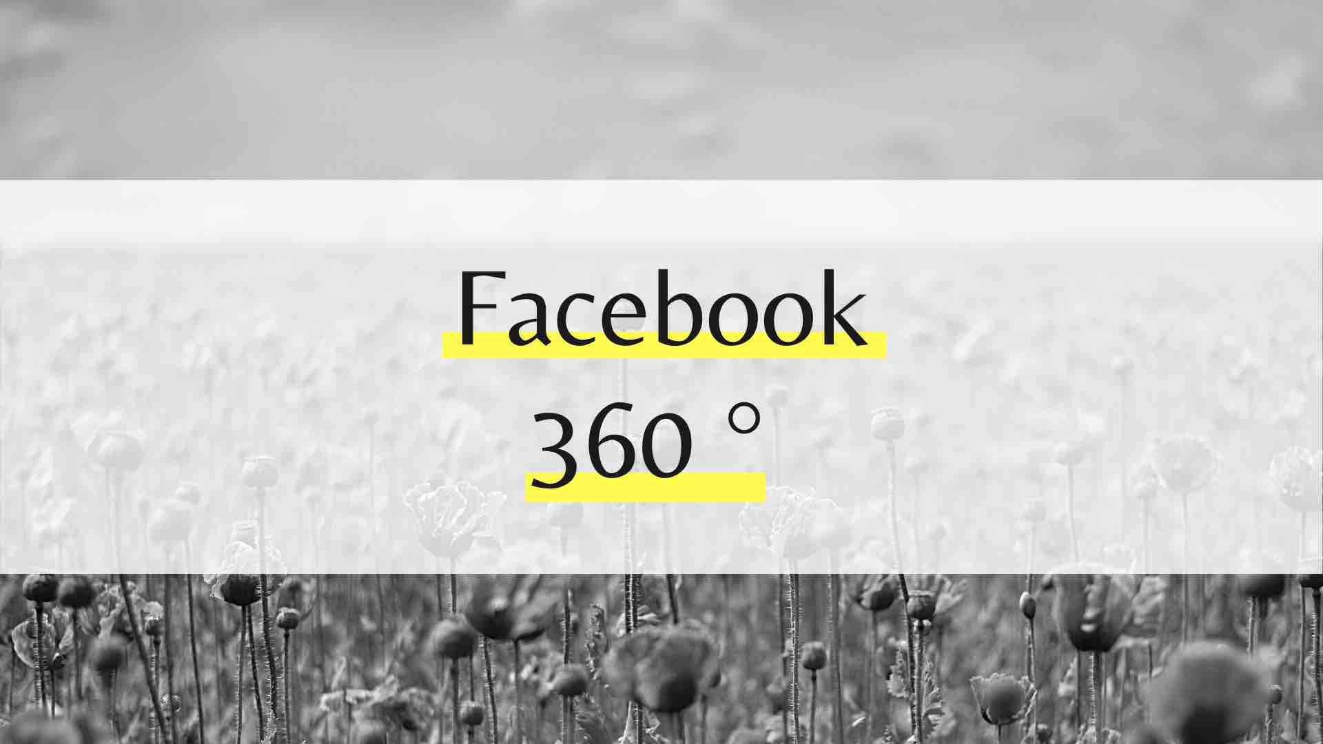 Facebook 360 Grad - Storytelling