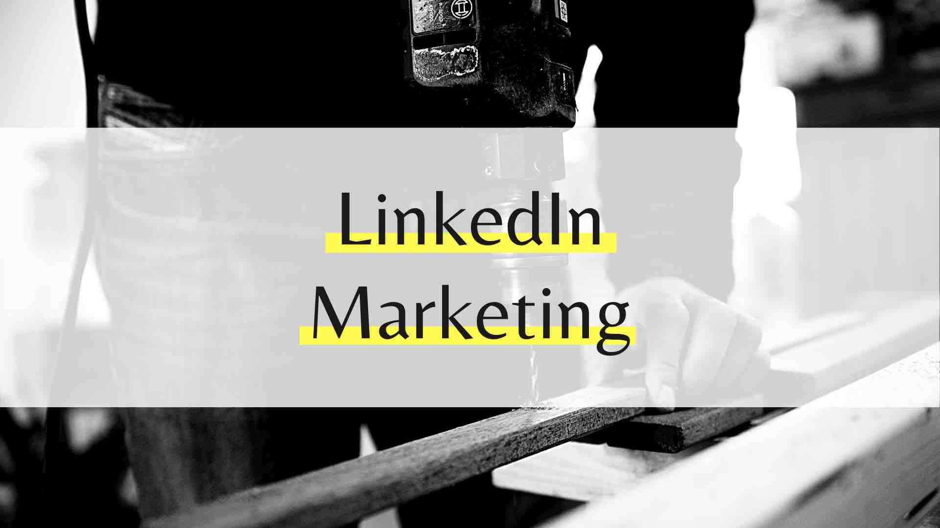 LinkedIn Marketing Montagsbuero