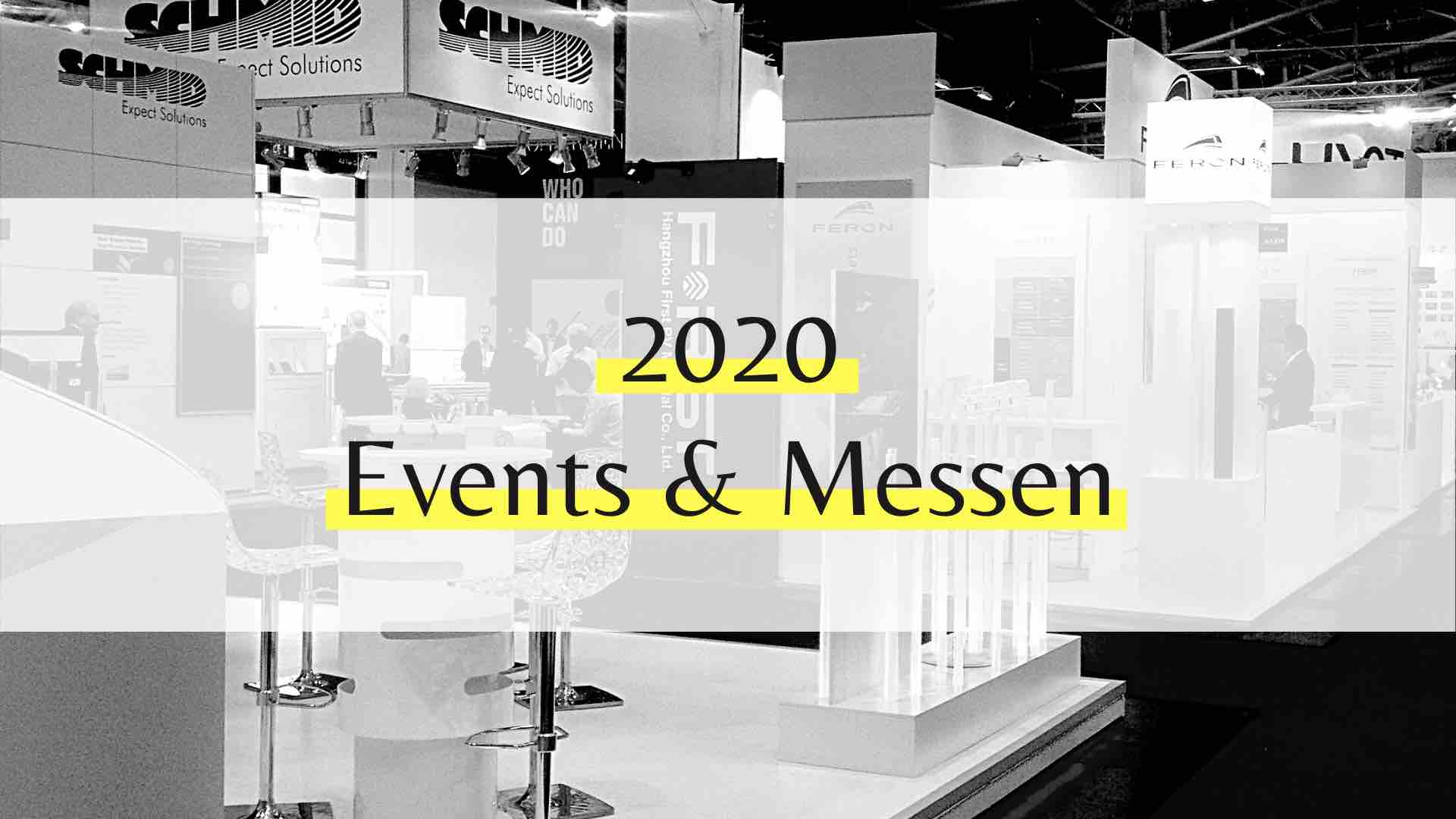 Events & Messen 2020 – Das solltest du dieses Jahr nicht verpassen