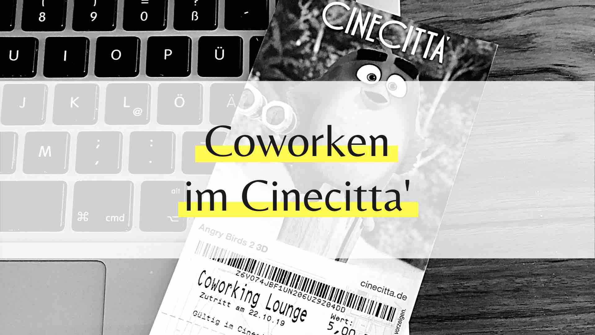 Homeoffice mal anders: Coworken im Cinecitta’ Nürnberg