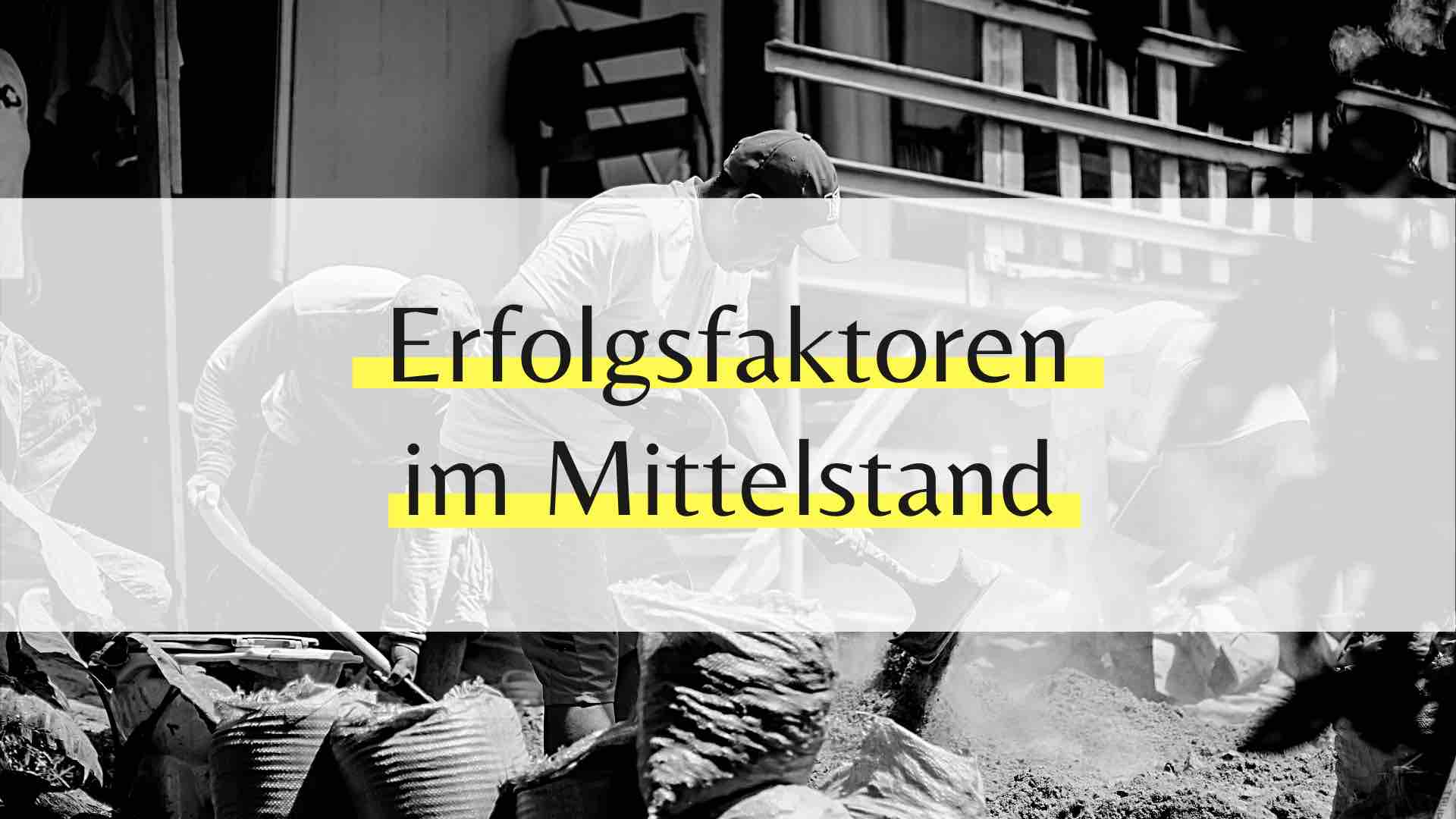 Erfolgsfaktoren im Mittelstand
