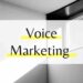 Voice Marketing