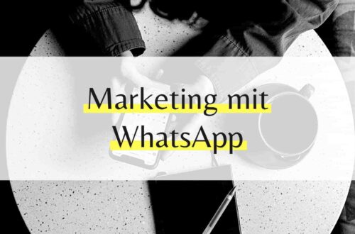 Marketing mit WhatsApp-Montagsbuero