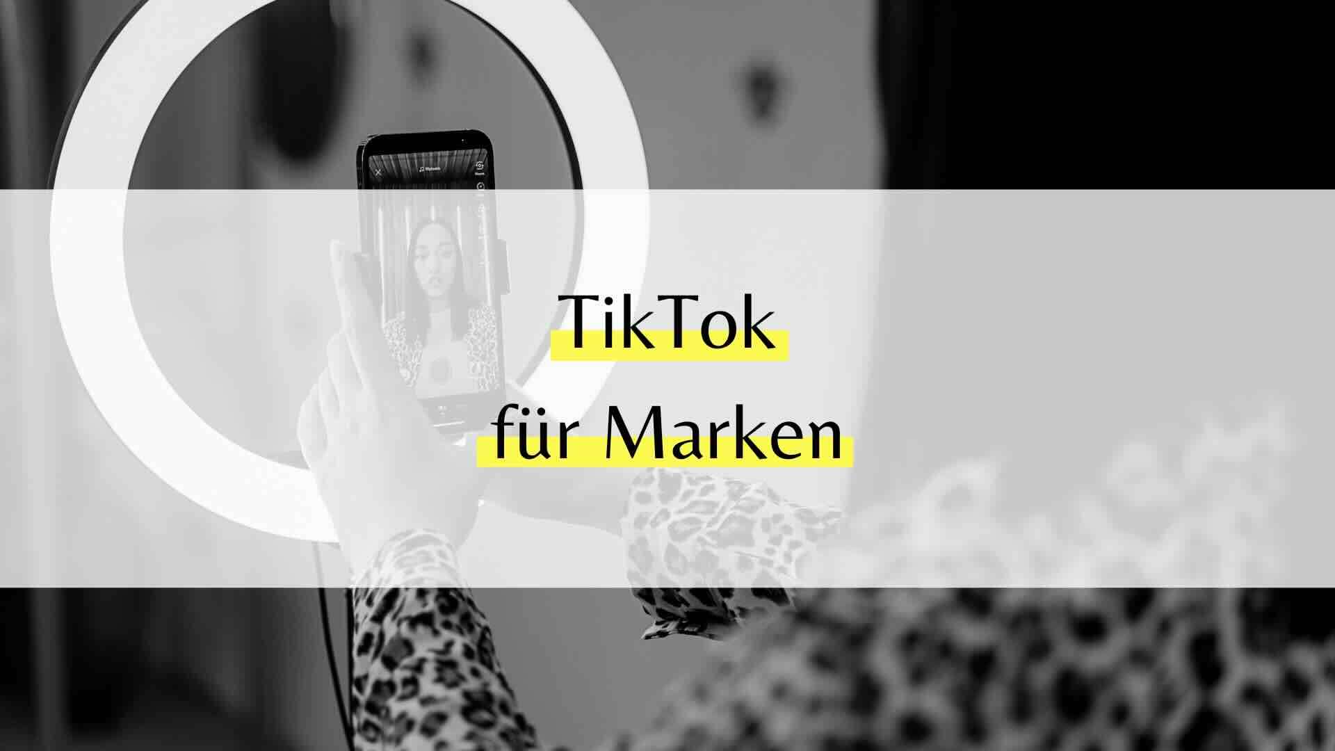 TikTok für Marken