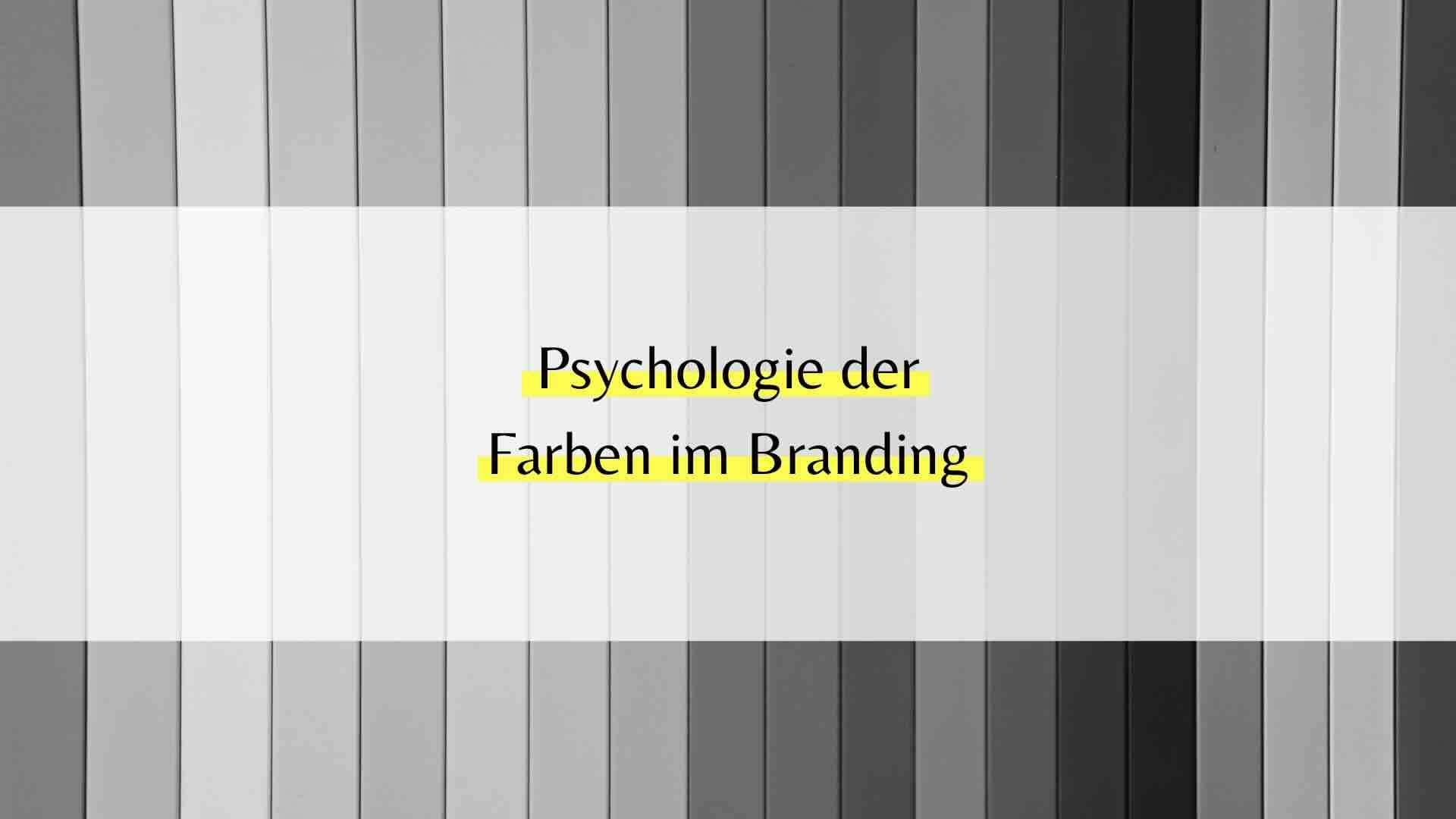 Psychologie der Farben im Branding: Wie sie die Markenwahrnehmung beeinflusst