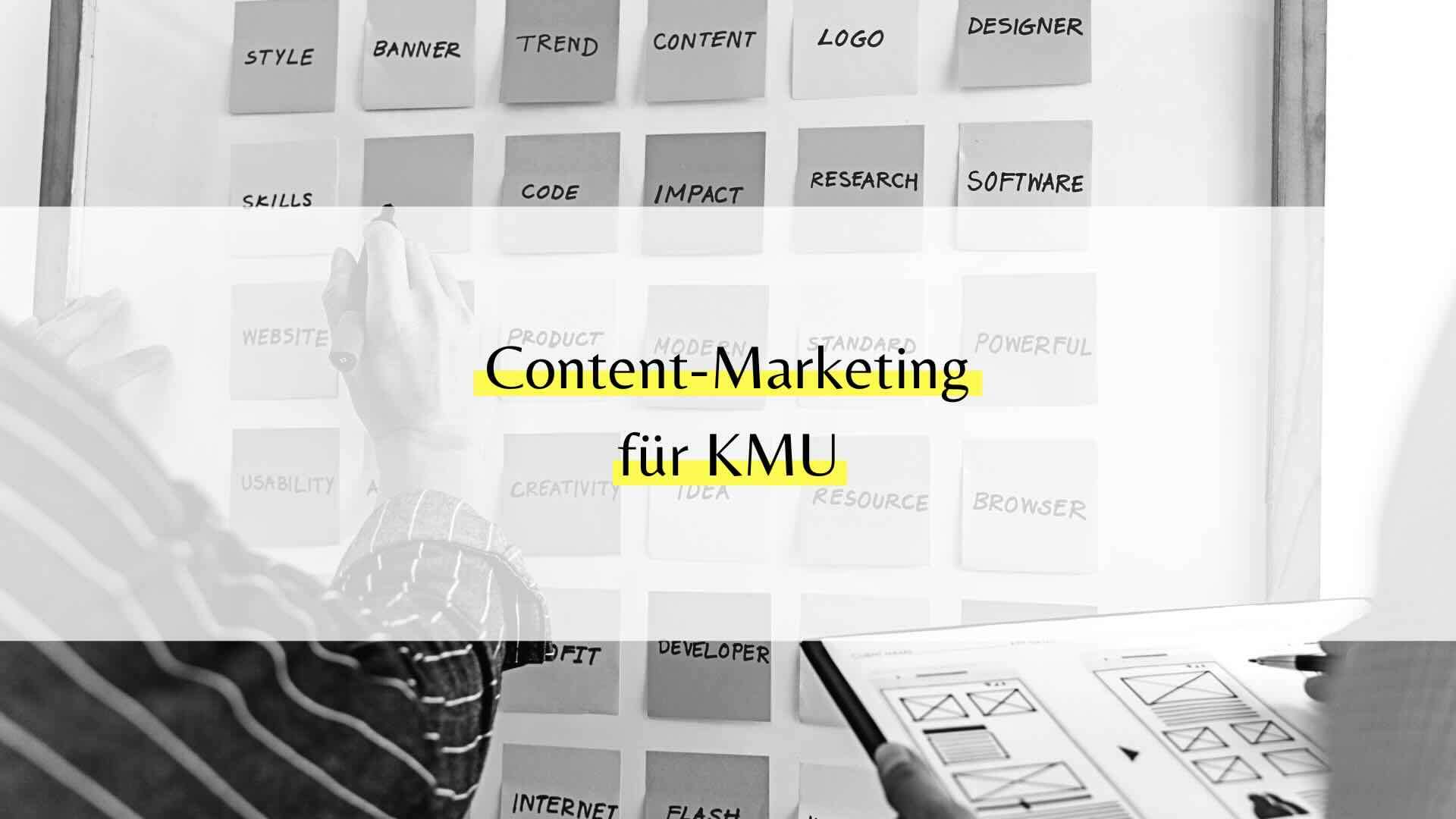 Content-Marketing für KMU: Strategien und Trends