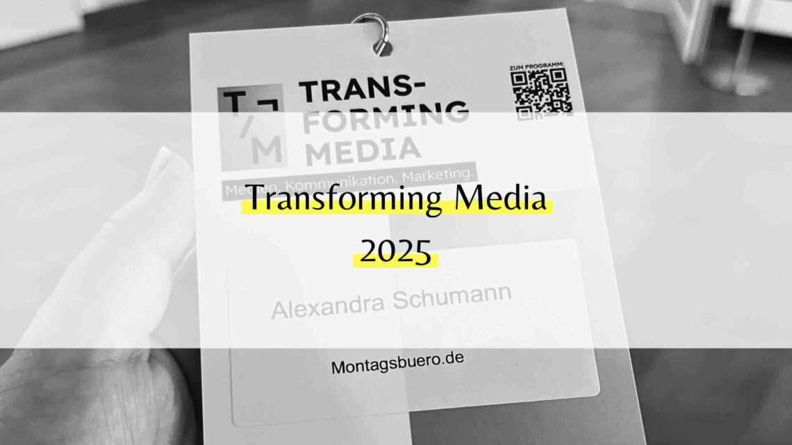 Transforming Media 2025 in Würzburg
