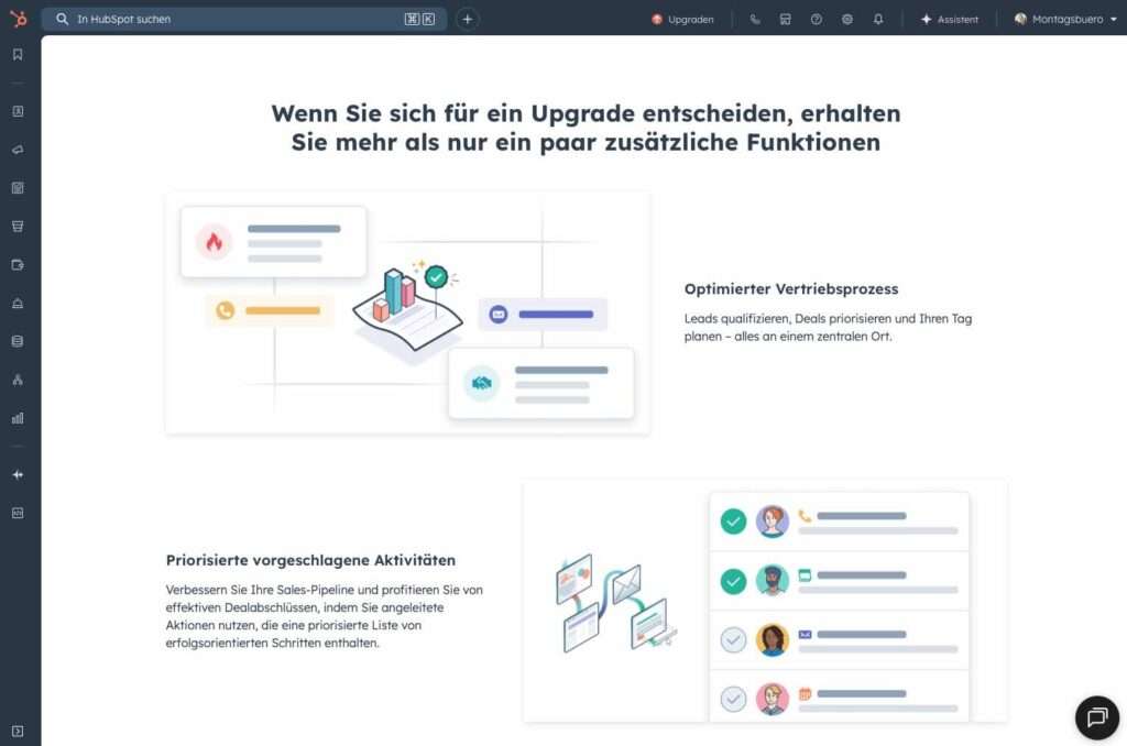 HubSpot CRM - Optimierter Vertriebsprozess
