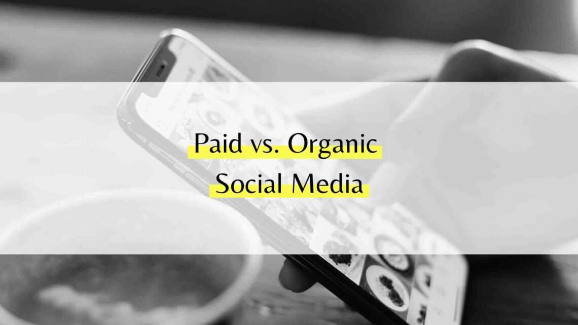 Paid vs Organic Social Media