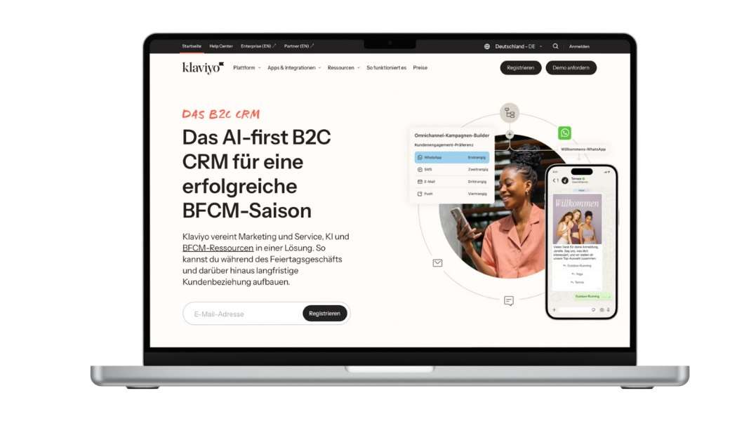 Klaviyo CRM für E-Commerce-Unternehmen