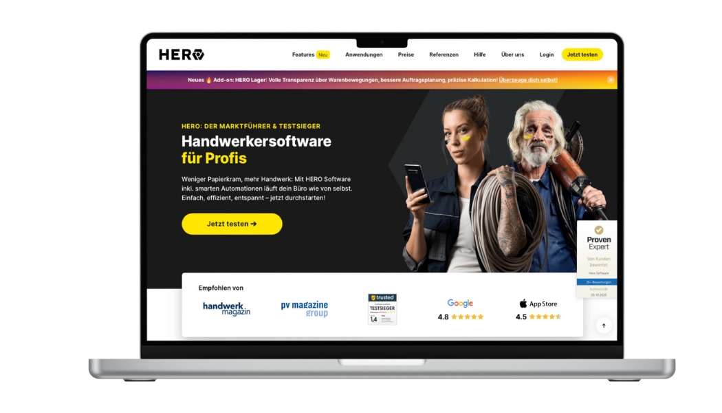 HERO CRM im Handwerk 