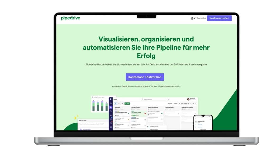CRM für Dienstleister 2025 - Pipdrive