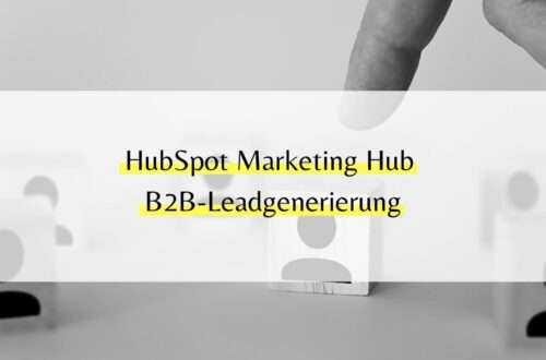 HubSpot Marketing Hub Leadgenerierung im B2B-Unternehmen