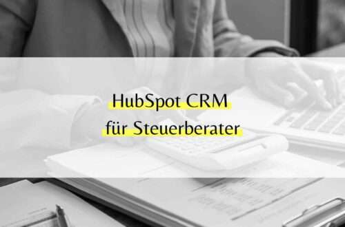 HubSpot CRM DSGVO Steuerberater