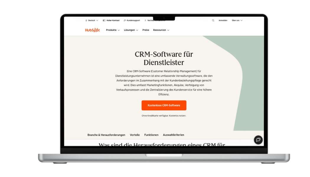 HubSpot CRM für technische B2B-Dienstleister