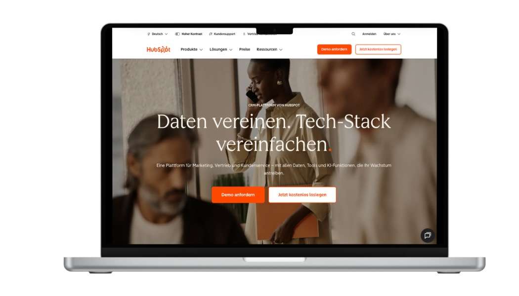 CRM Mittelstand Vergleich - HubSpot CRM