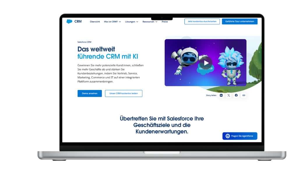 CRM Mittelstand Vergleich. - HubSpot vs. Salesforce