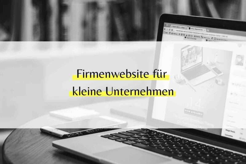 Firmenwebsite für kleine Unternehmen